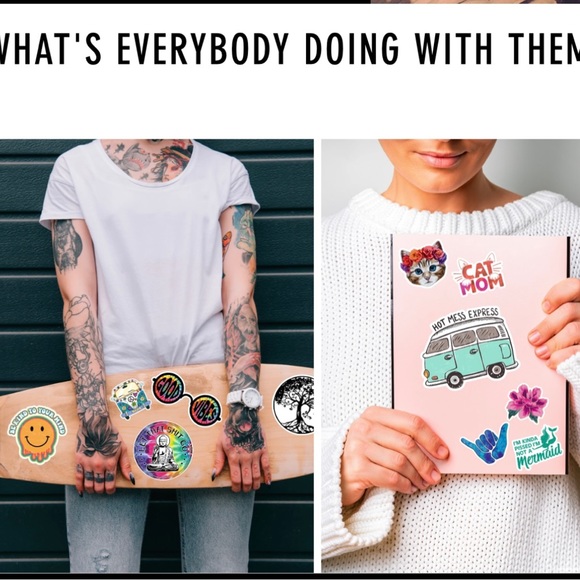 COPY - STICKERS DECORATE/PERSONALIZE items for cell phone, cups, coolers, water… - Picture 14 of 14